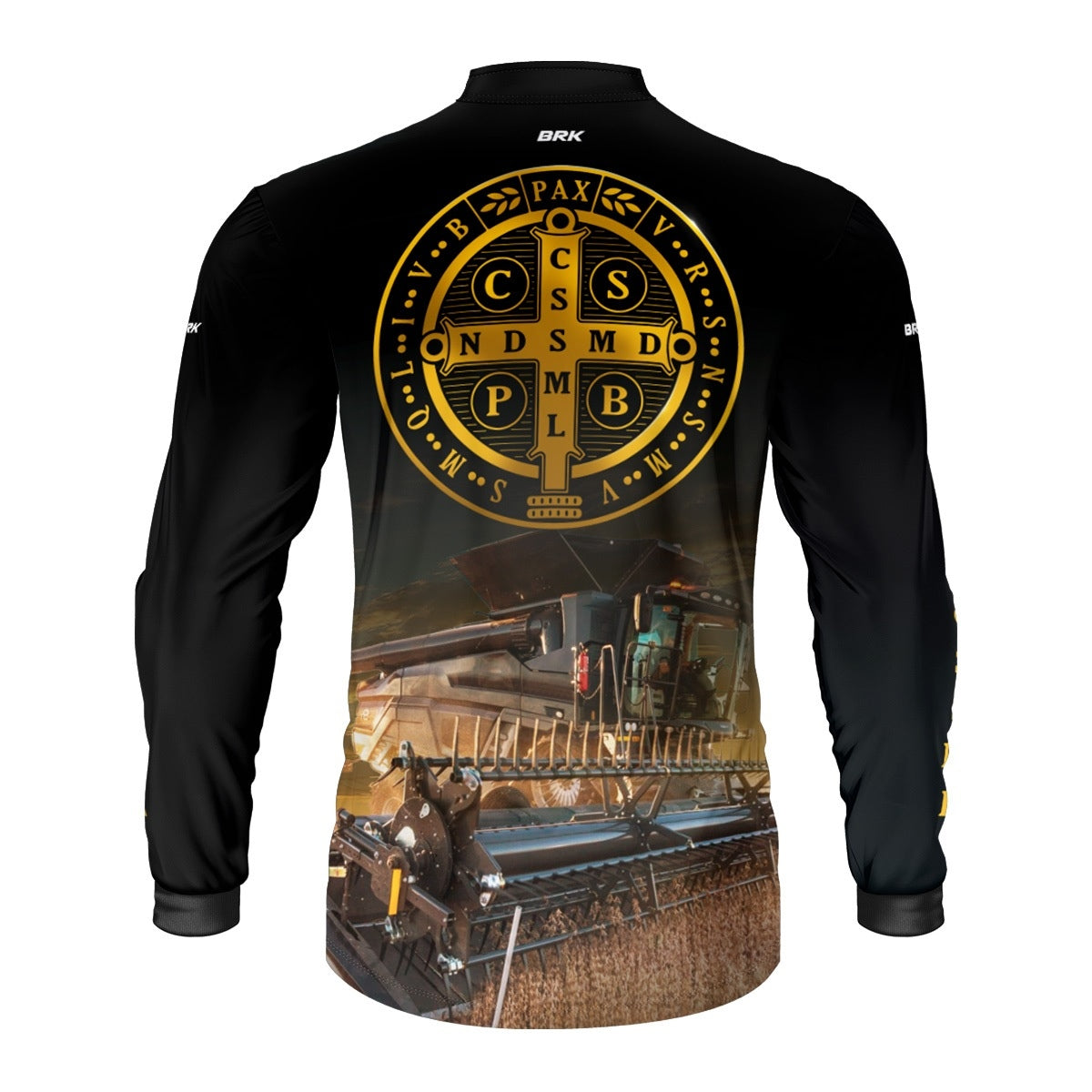 Camisa Agro Brk São Bento e Colheitadeira com Proteção UV50+