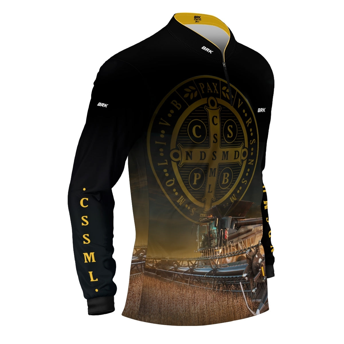 Camisa Agro Brk São Bento e Colheitadeira com Proteção UV50+