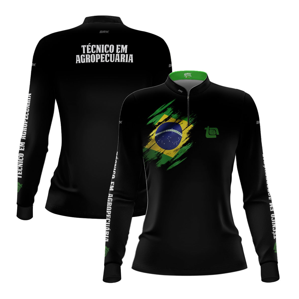 Camisa Agro Feminina Brk Tecnico em Agropecuária com Proteção UV50+