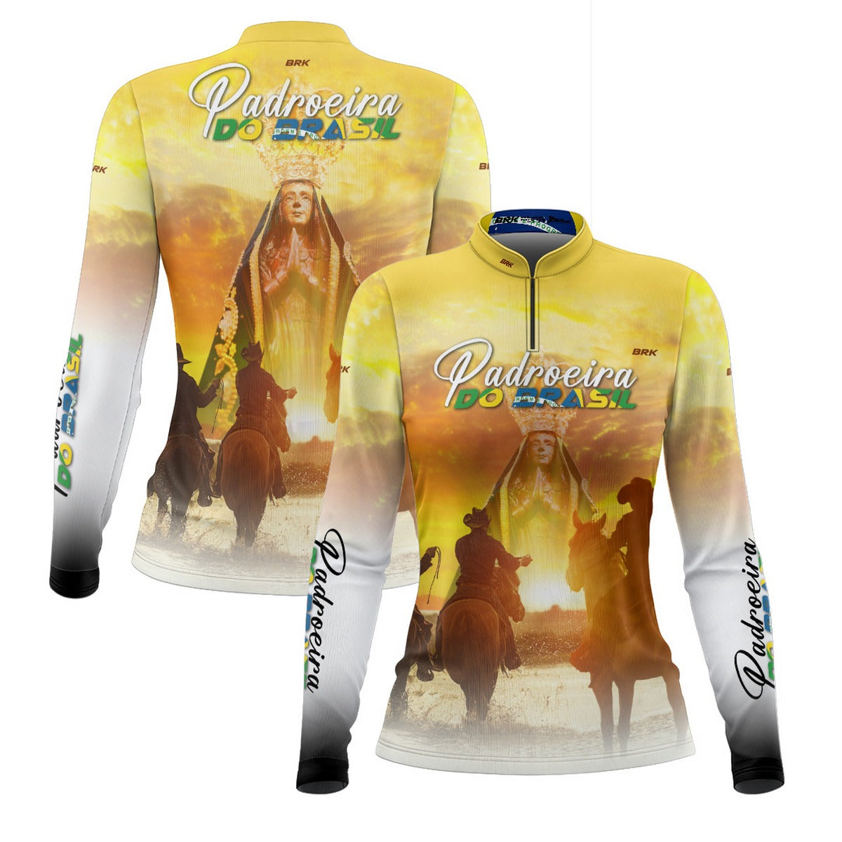 Camisa Agro Feminina Brk Padroeira do Brasil com Proteção UV50+