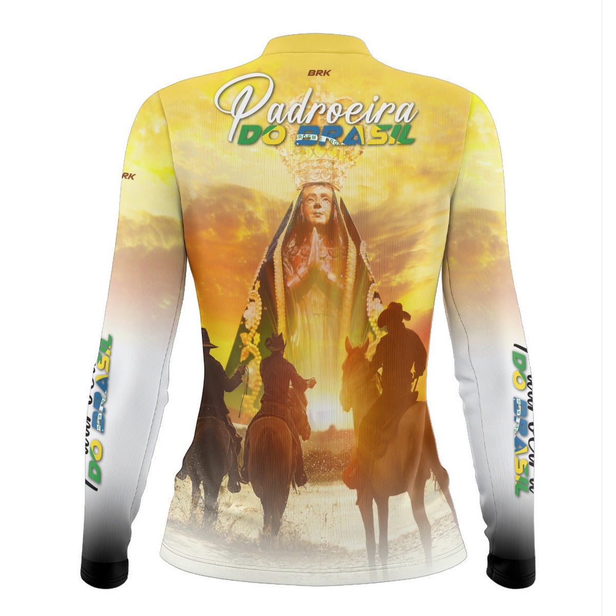 Camisa Agro Feminina Brk Padroeira do Brasil com Proteção UV50+