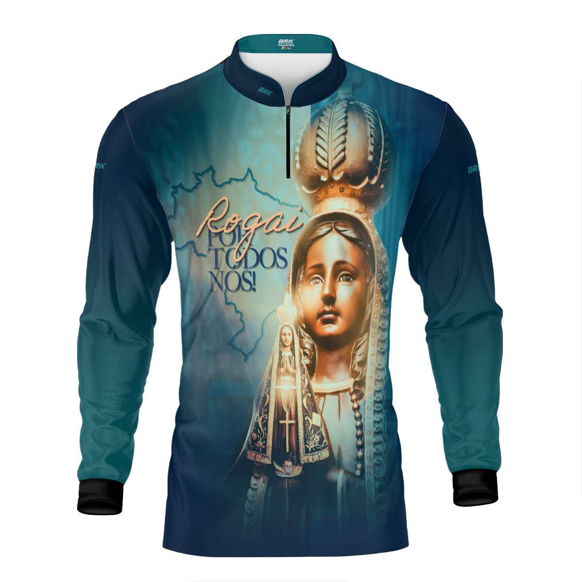 Camisa Agro Brk Eu Sou do Agro Nossa Senhora com Proteção UV50 - Envio Imediato