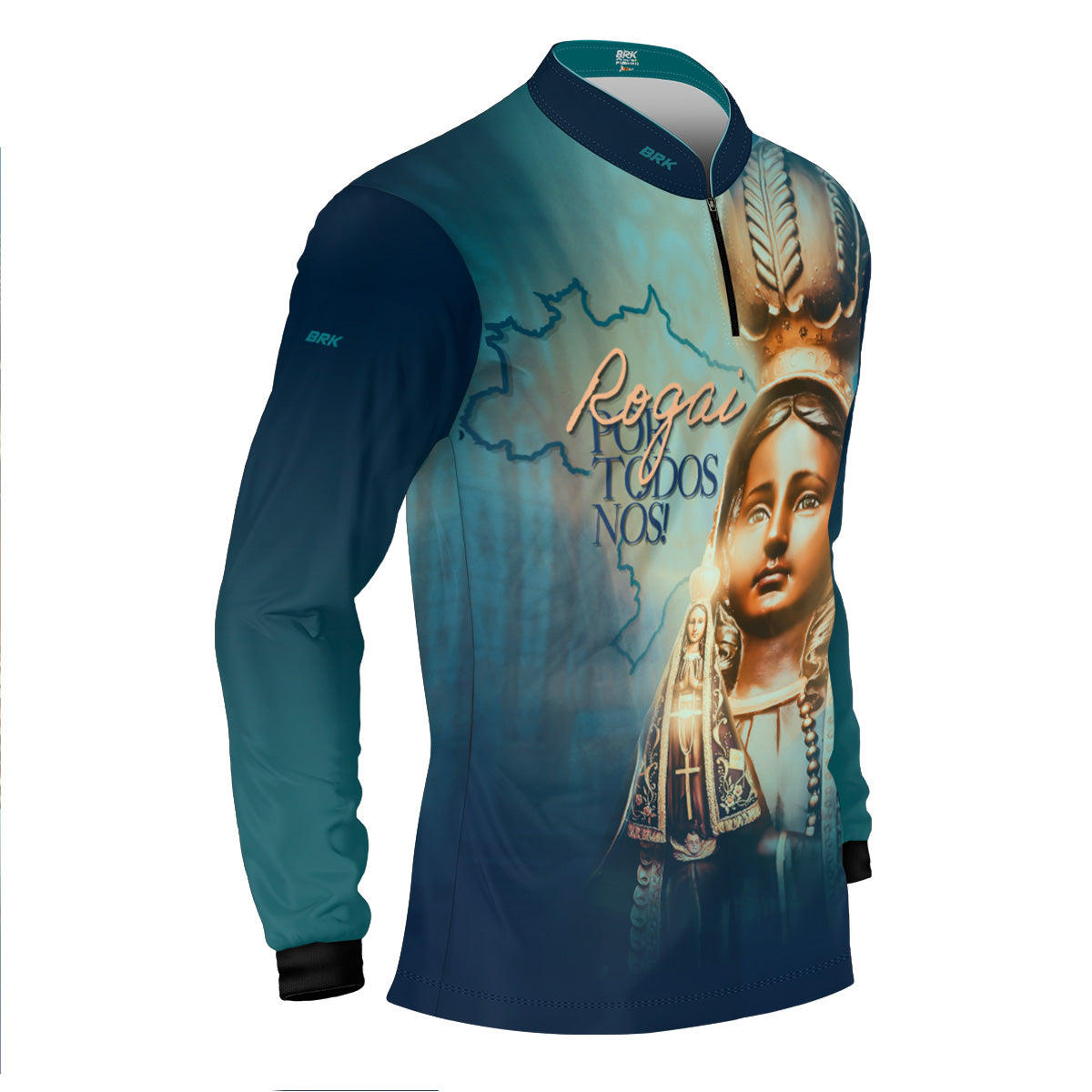 Camisa Agro Brk Eu Sou do Agro Nossa Senhora com Proteção UV50 - Envio Imediato