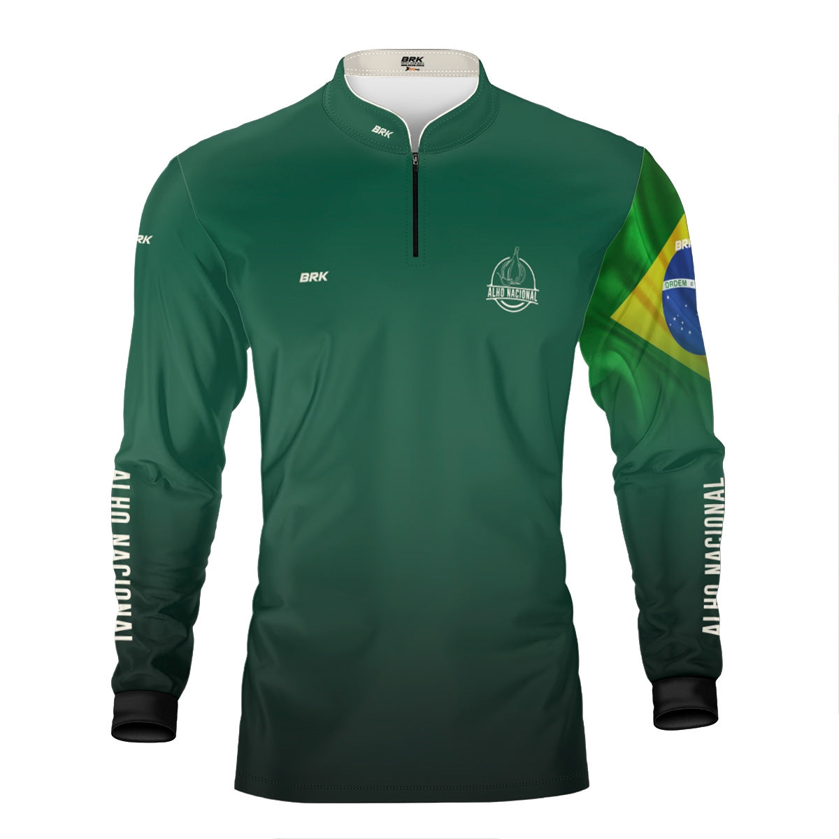 Camisa Agro Brk Alho Nacional Brasil com Proteção Solar UV50+