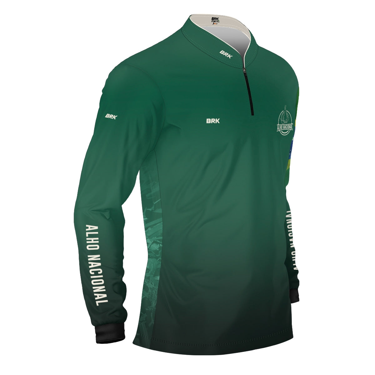 Camisa Agro Brk Alho Nacional Brasil com Proteção Solar UV50+