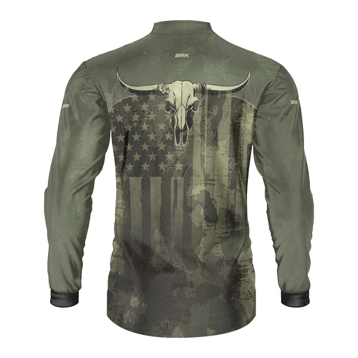 Camisa Agro Brk Skull Long Horn com Proteção UV50+
