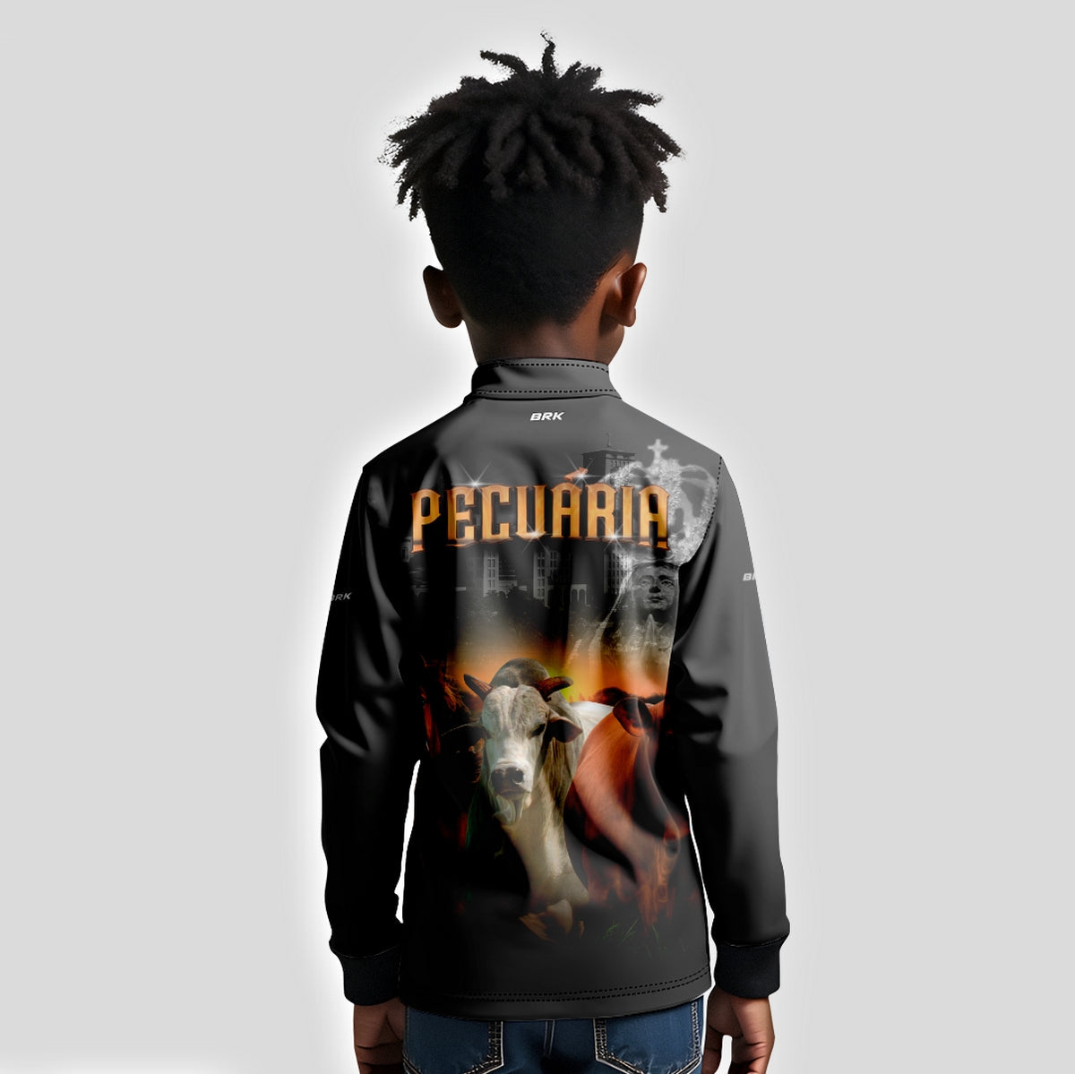 Camisa Agro Brk Nossa Senhora Pecuária com Proteção UV50+