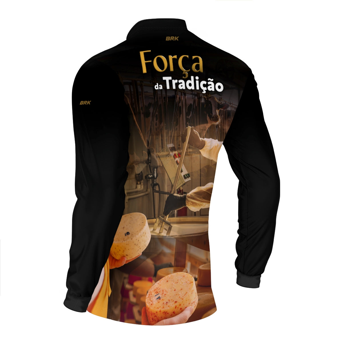Camisa Agro Brk A Força da Tradição Produção de Queijo com Proteção UV50+