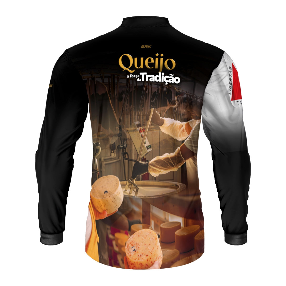 Camisa Agro Brk A Força da Tradição Produção de Queijo MG com Proteção UV50+