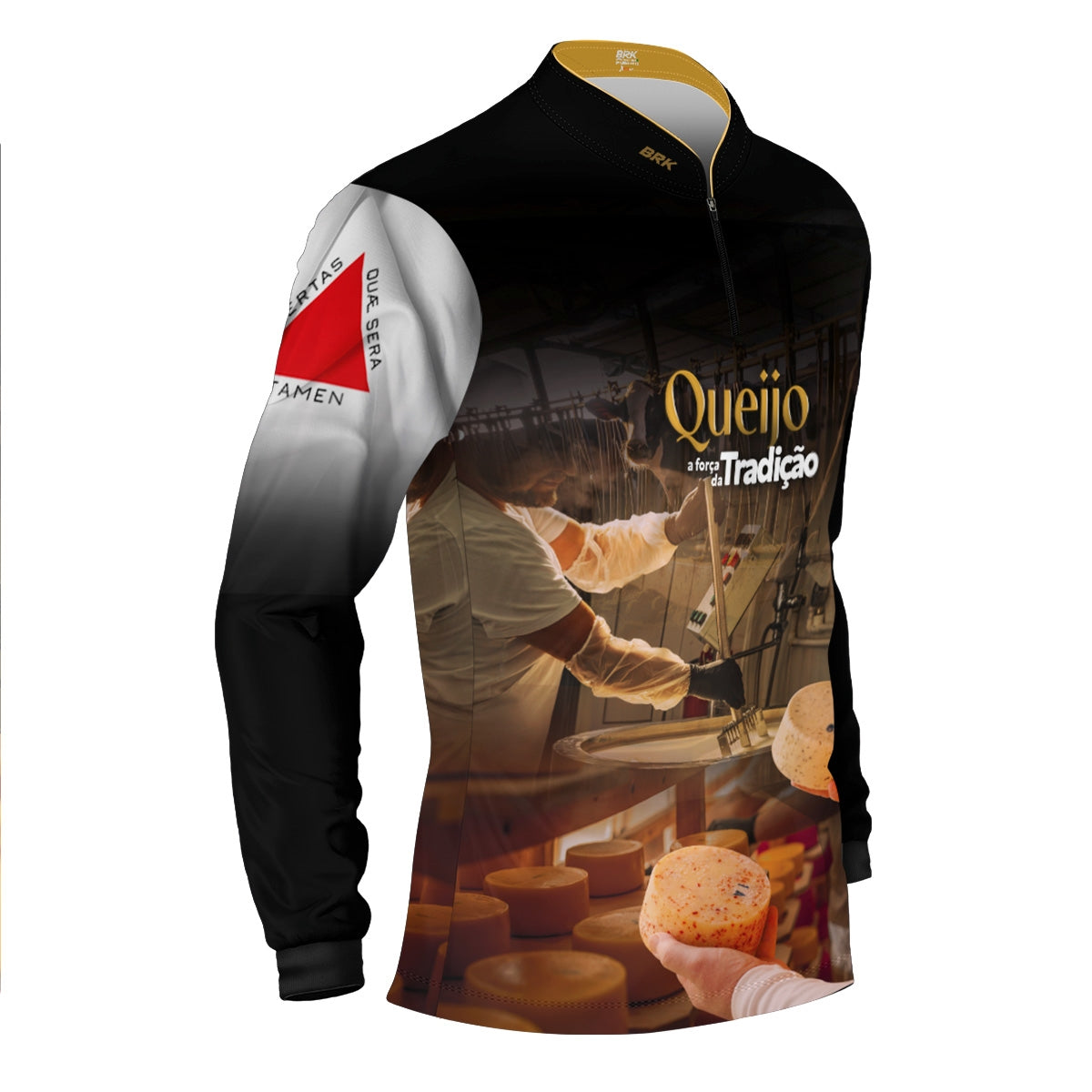 Camisa Agro Brk A Força da Tradição Produção de Queijo MG com Proteção UV50+