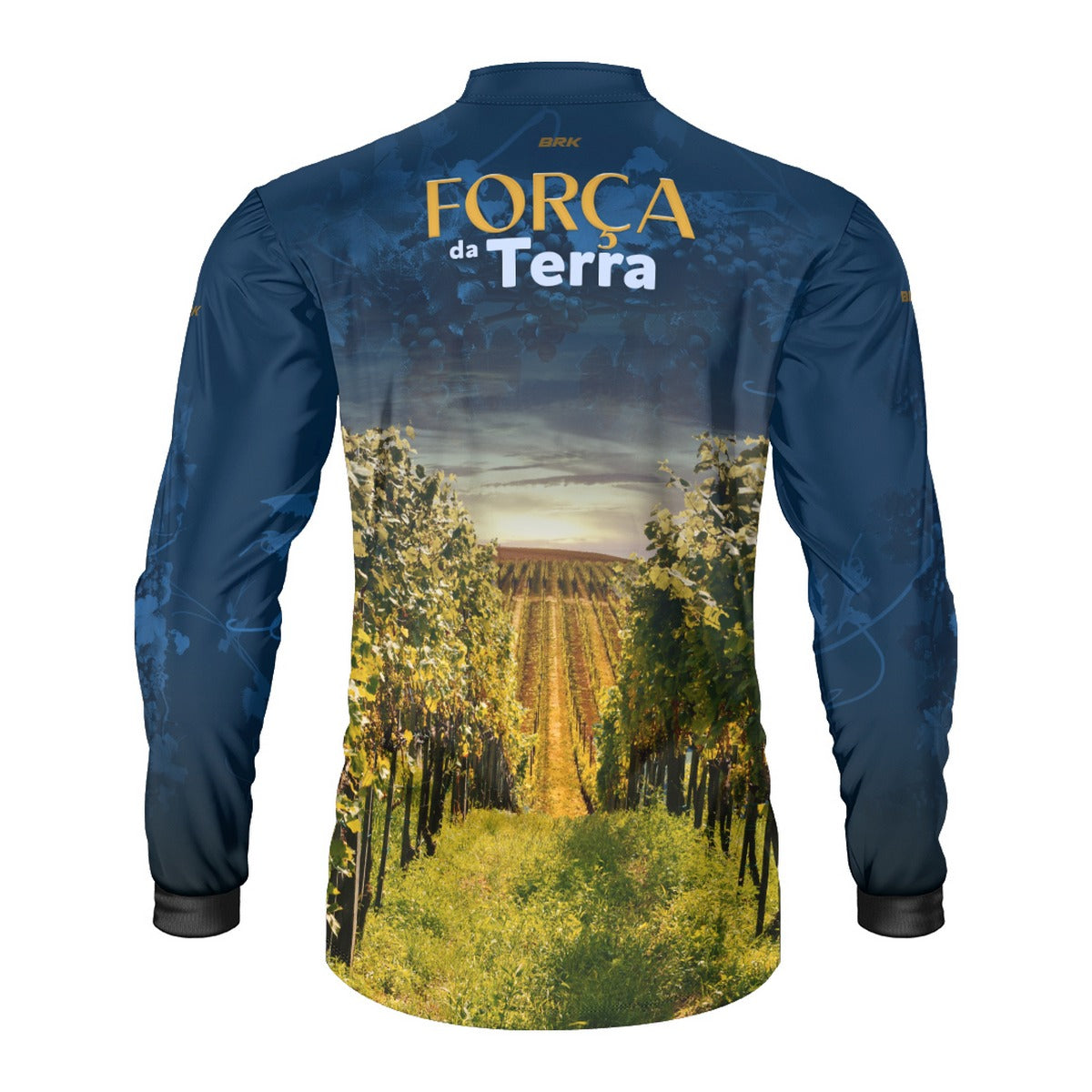 Camisa Agro Brk A Força da Terra Produção de Uva com Proteção UV50+