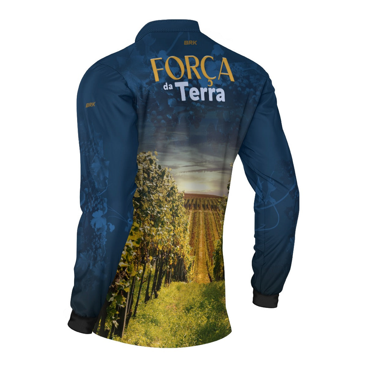 Camisa Agro Brk A Força da Terra Produção de Uva com Proteção UV50+