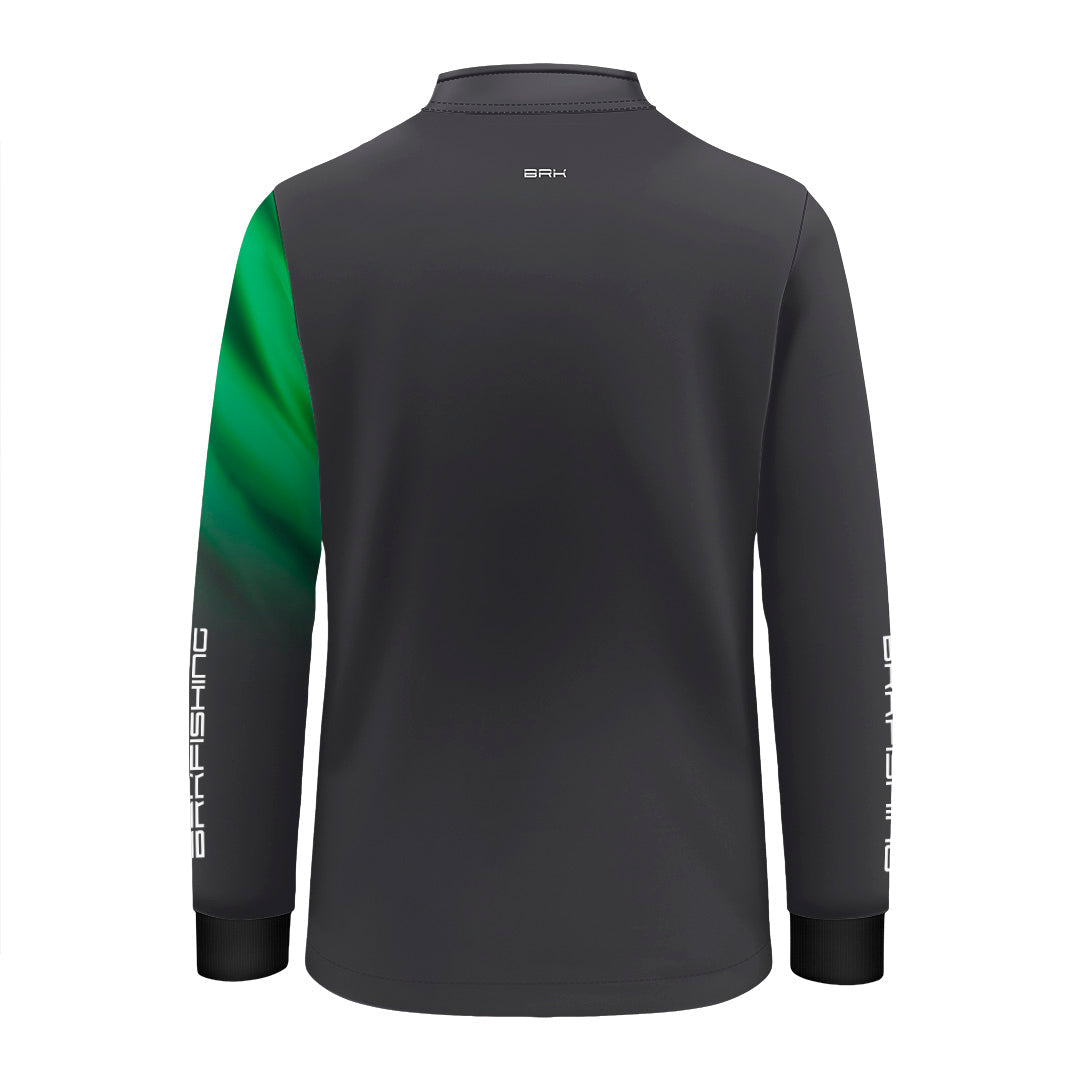 Camisa Infantil Brk Cinza Bandeira do Brasil Garateia com Proteção UV50+