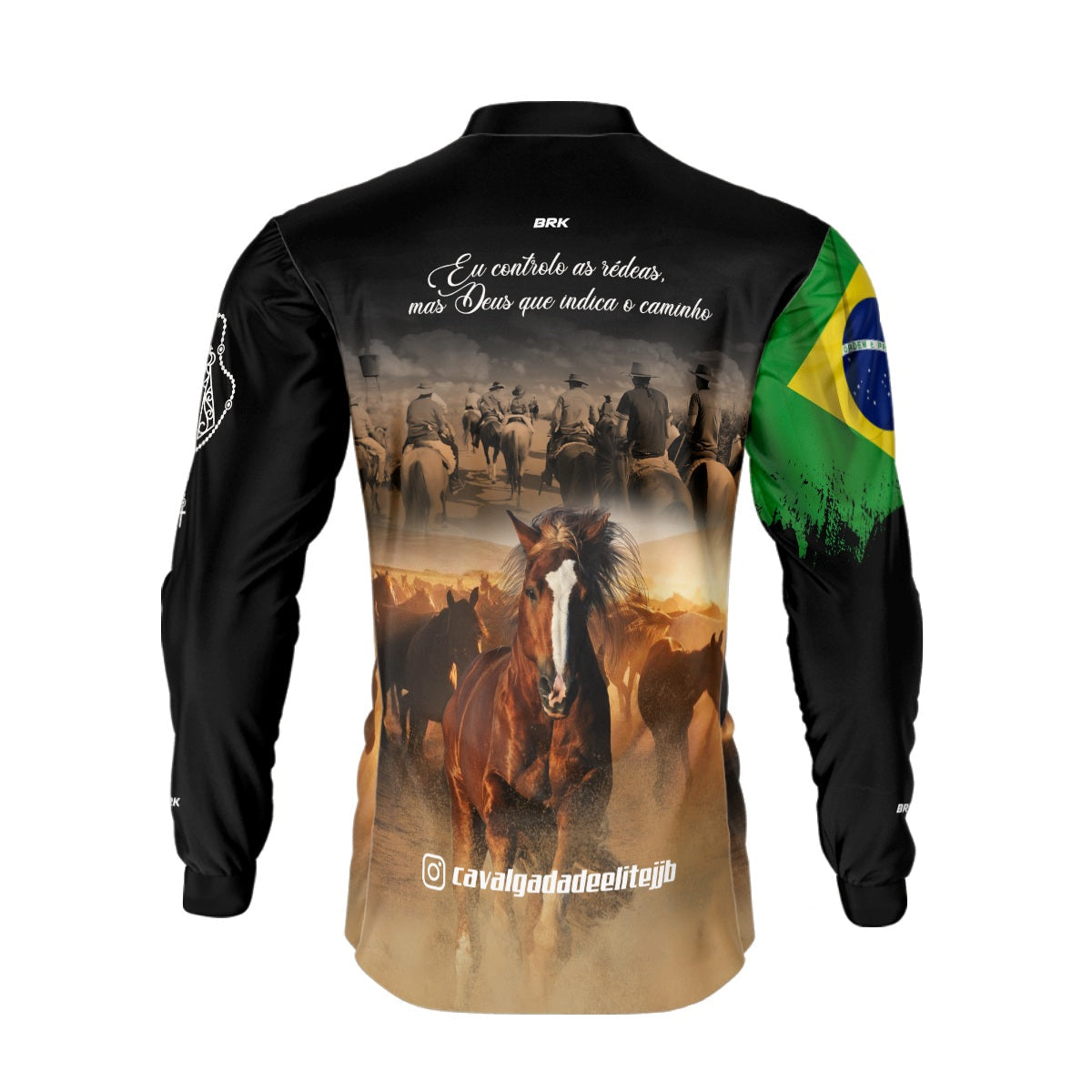 Camisa Agro Brk Cavalgada Elite JJB com Proteção UV50+