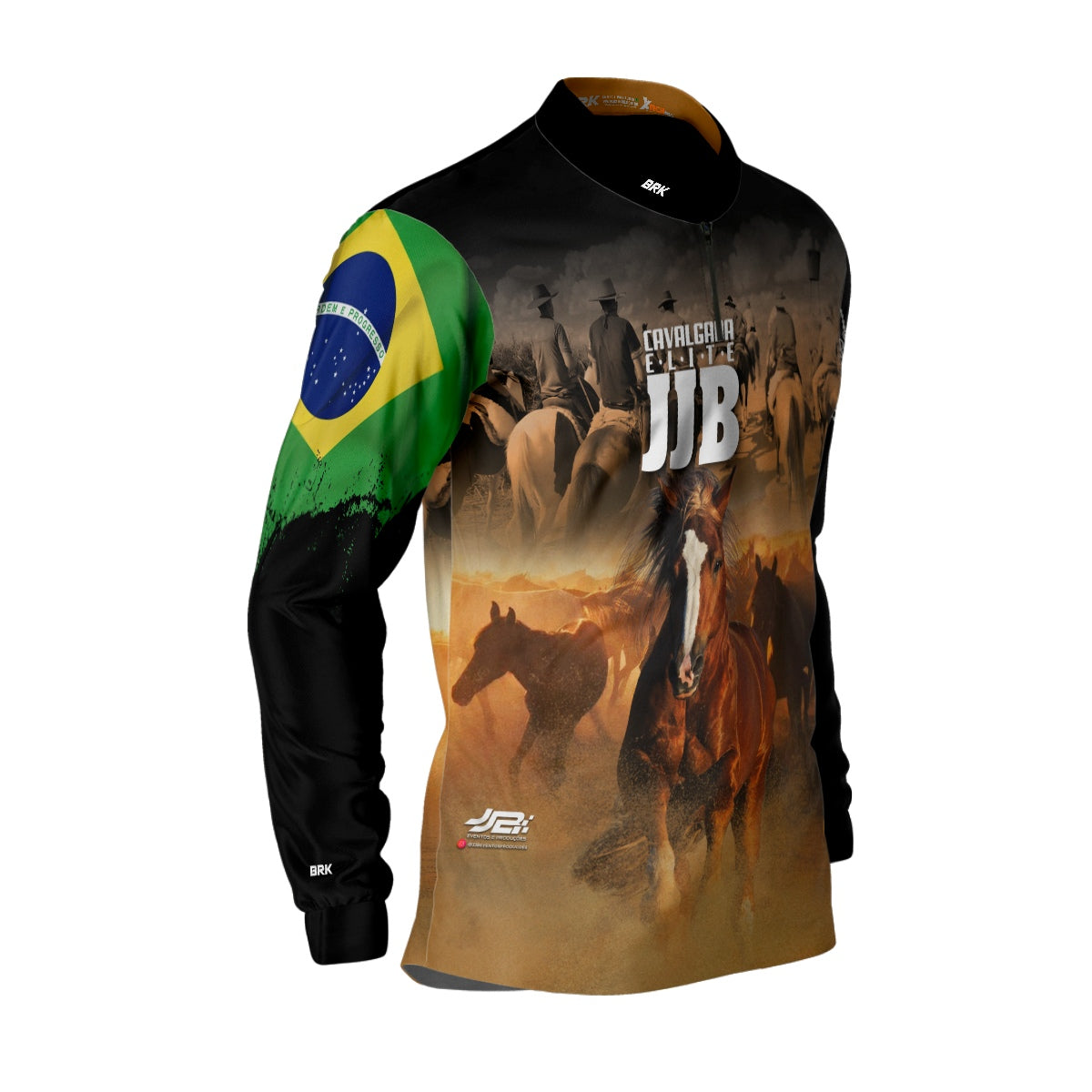 Camisa Agro Brk Cavalgada Elite JJB com Proteção UV50+