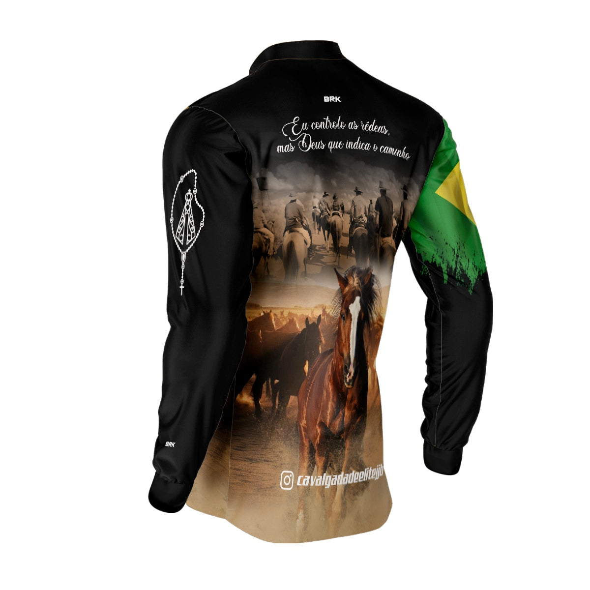 Camisa Agro Brk Cavalgada Elite JJB com Proteção UV50+