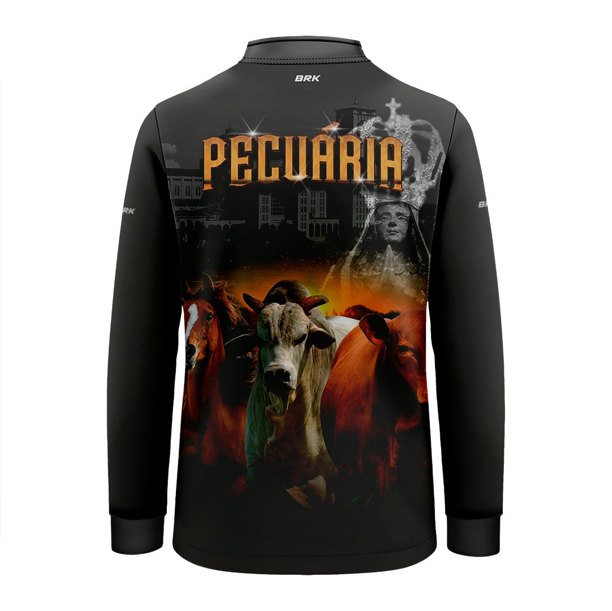 Camisa Agro Brk Nossa Senhora Pecuária com Proteção UV50+