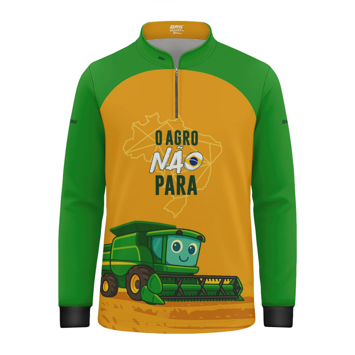Camisa Agro Kids Brk O Agro Não Para com Proteção UV50