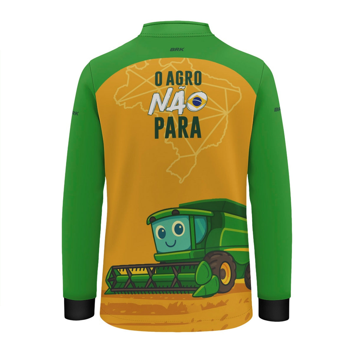 Camisa Agro Kids Brk O Agro Não Para com Proteção UV50