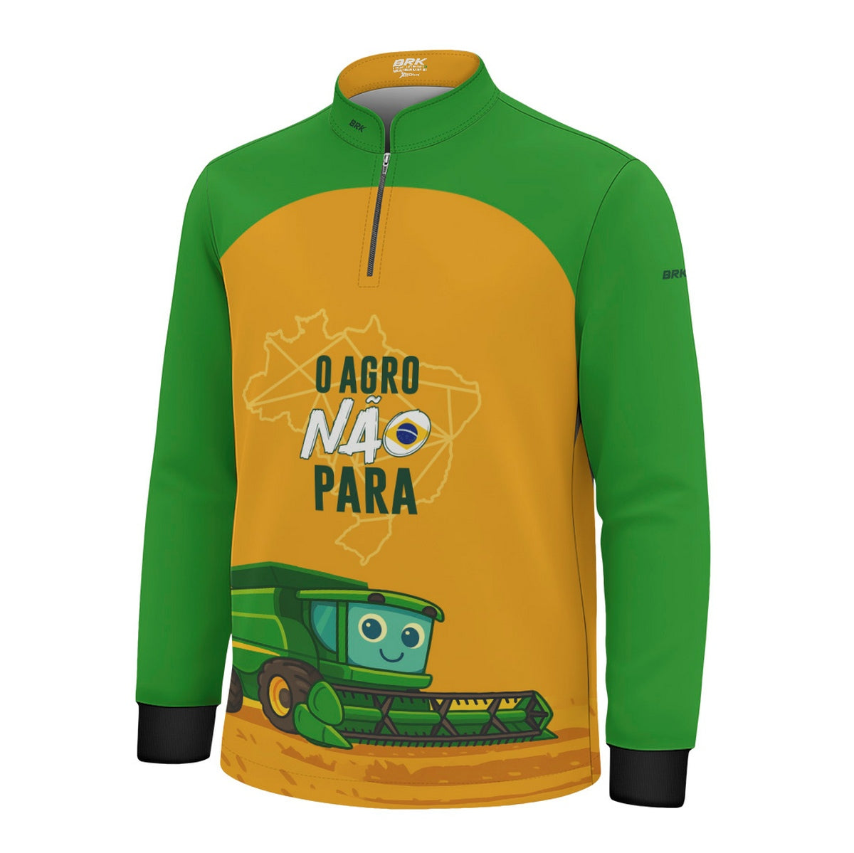 Camisa Agro Kids Brk O Agro Não Para com Proteção UV50 + Brinde