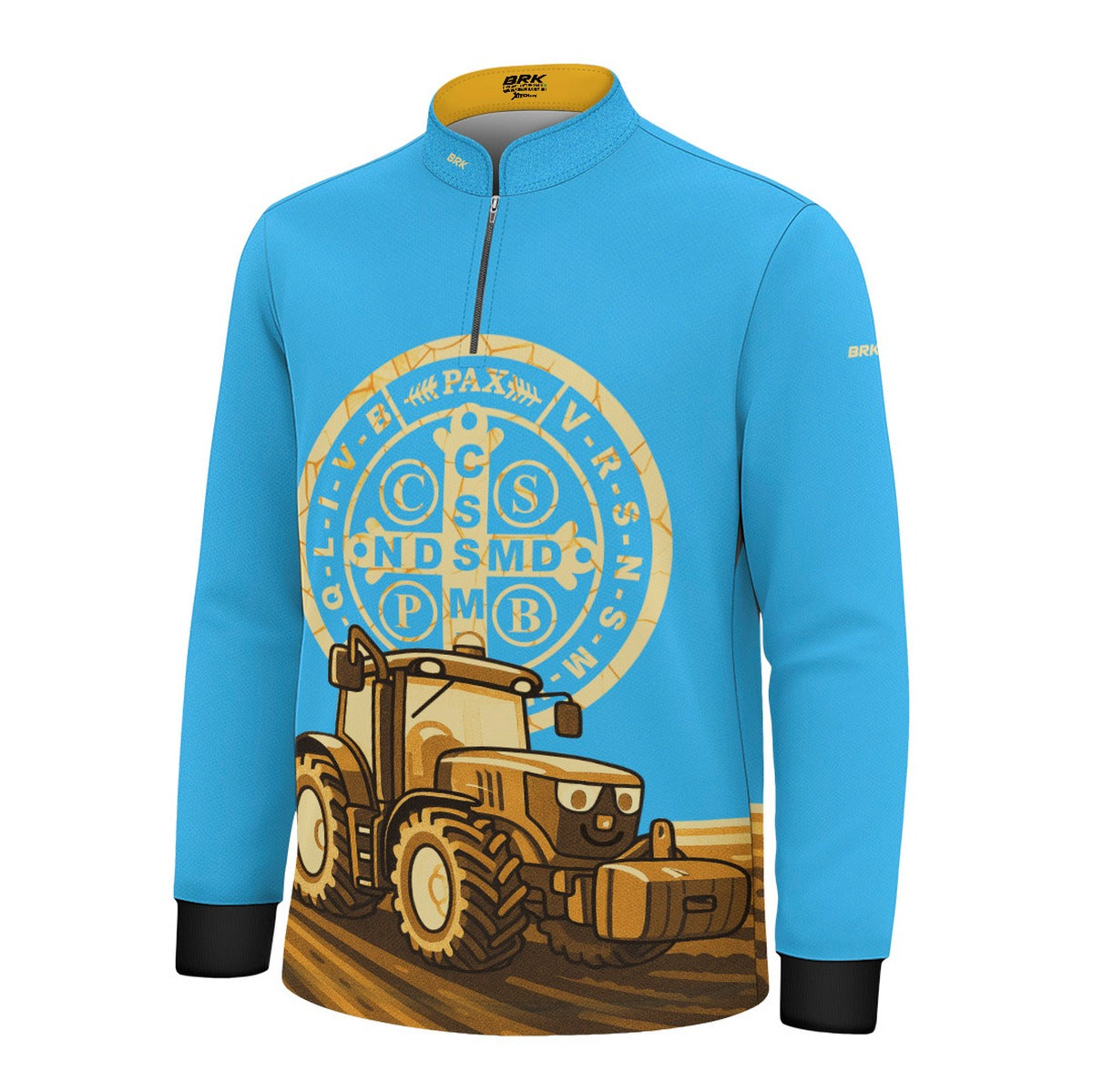 Camisa Agro Kids Brk Medalha de São Bento com Proteção UV50 + Brinde