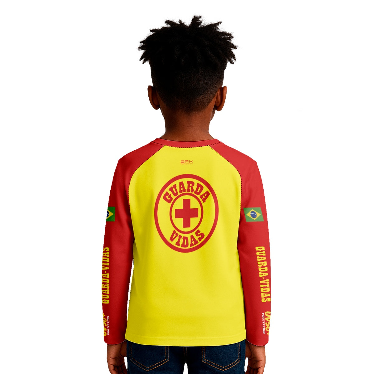 Camisa Agro Kids Brk Salva Vidas Mirim com Proteção UV50