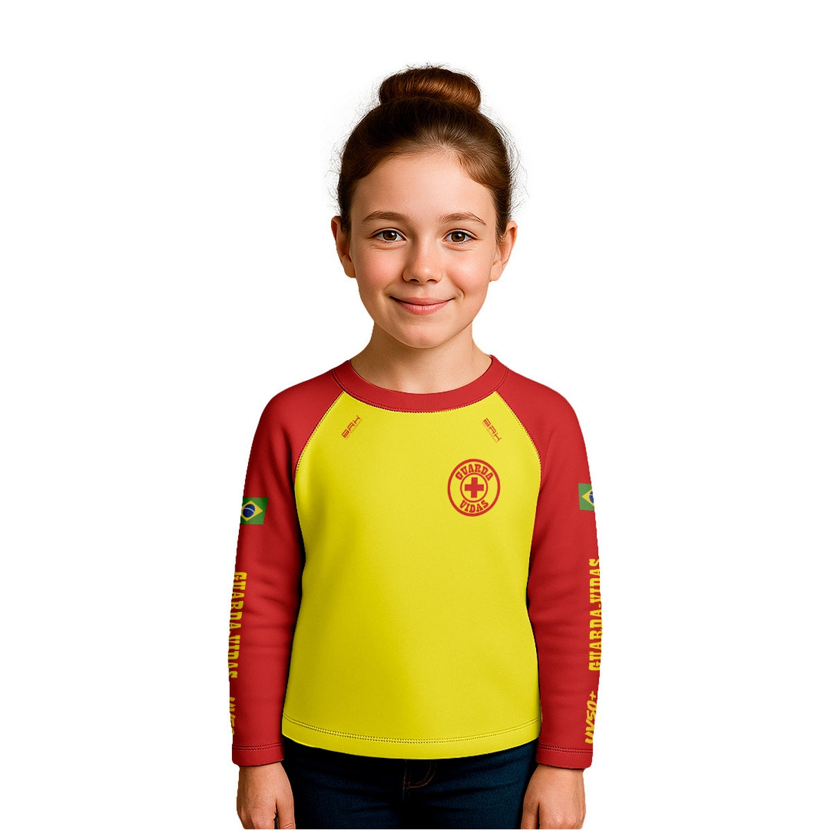 Camisa Agro Kids Brk Salva Vidas Mirim com Proteção UV50
