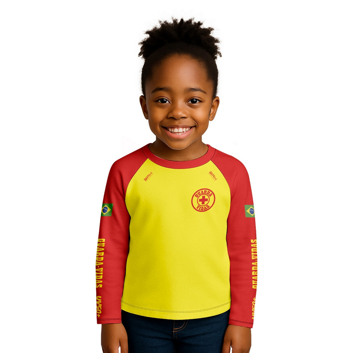 Camisa Agro Kids Brk Salva Vidas Mirim com Proteção UV50
