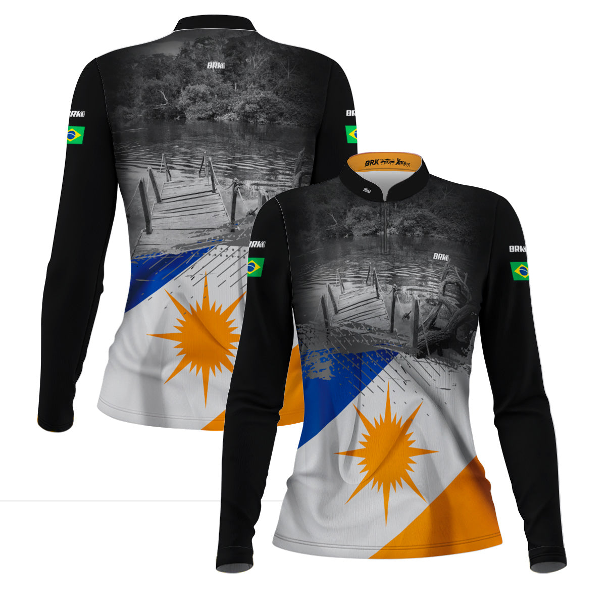 Camisa Feminina Brk Bandeira do Estado do Tocantins com Proteção Solar UV50+