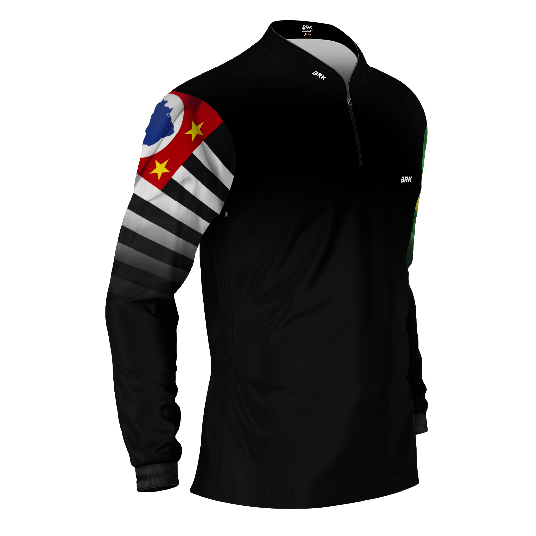 Camisa Agro Brk São Paulo Brasil com Proteção Solar UV50+