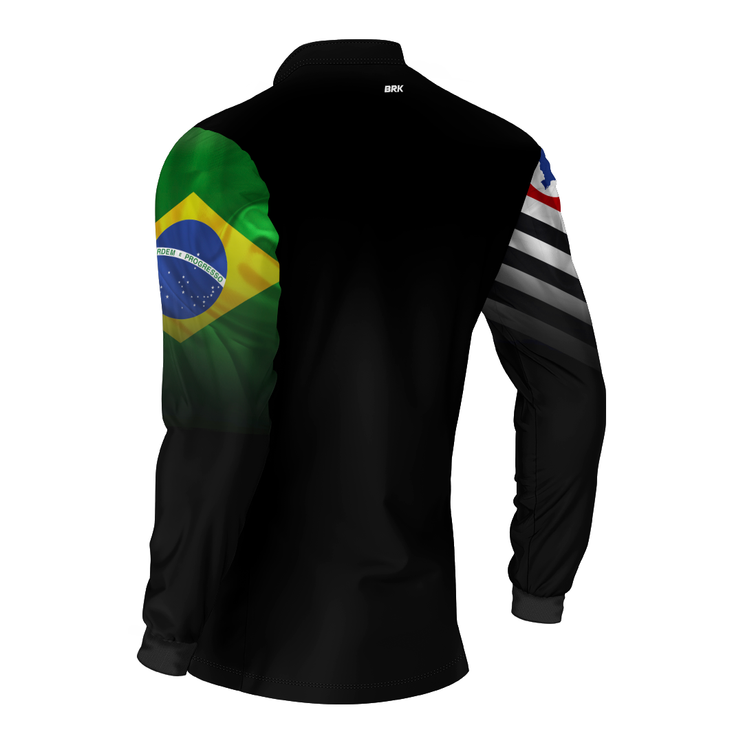 Camisa Agro Brk São Paulo Brasil com Proteção Solar UV50+