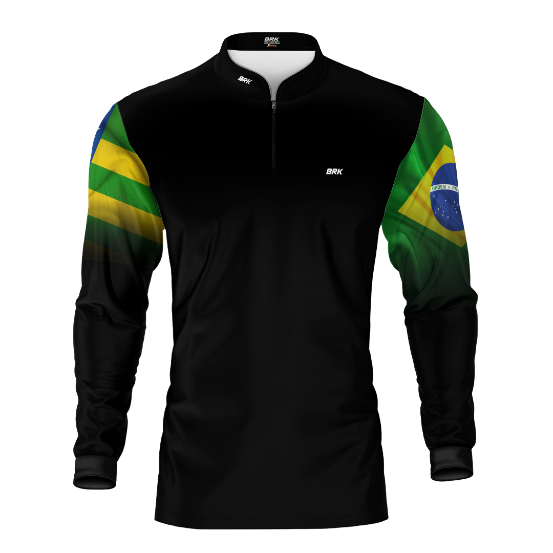 Camisa Brk Goiás Brasil com Proteção Solar UV50+