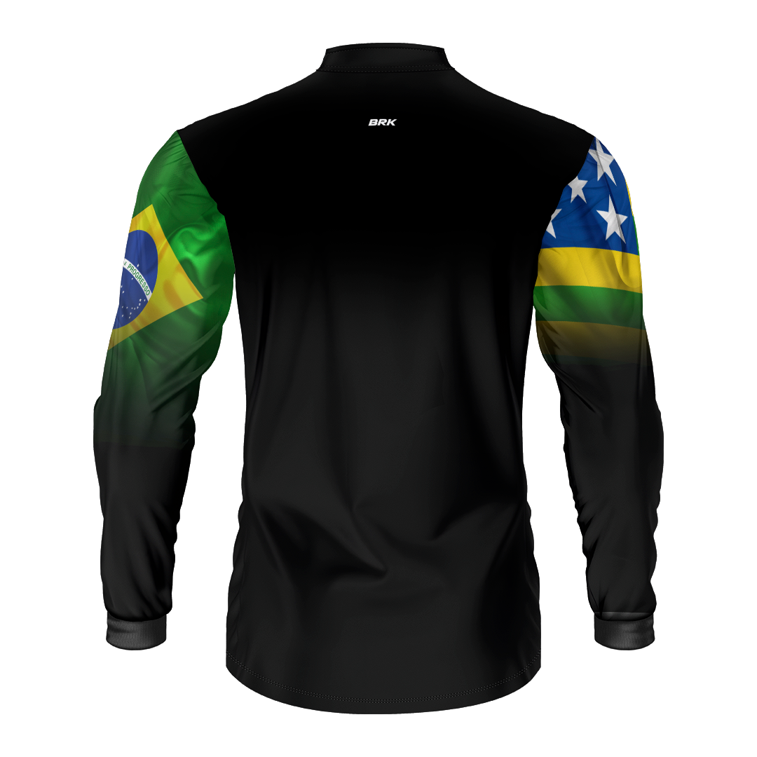 Camisa Brk Goiás Brasil com Proteção Solar UV50+