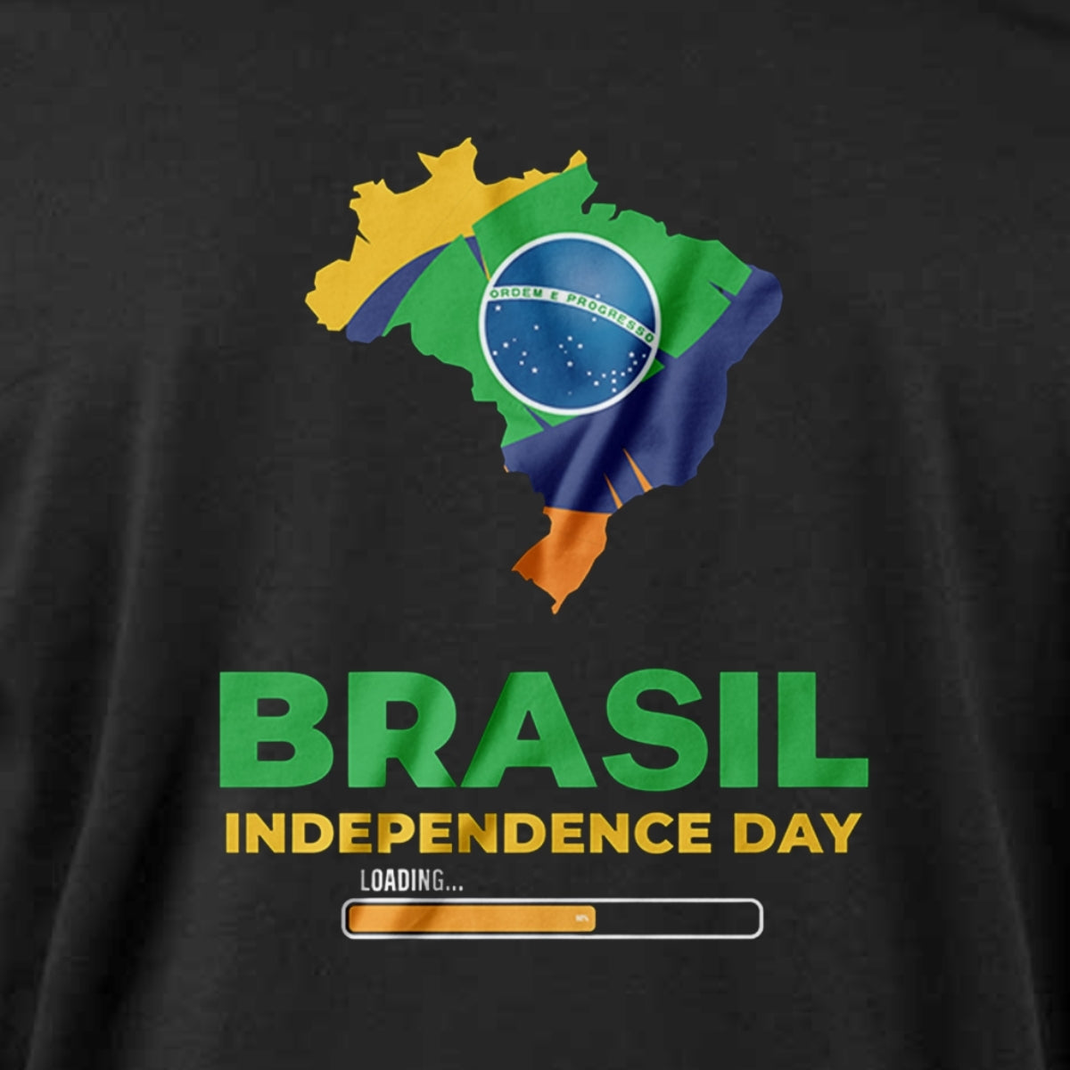 Camiseta Agro Brk Dia da Independência Bandeira Brasil com Algodão Premium