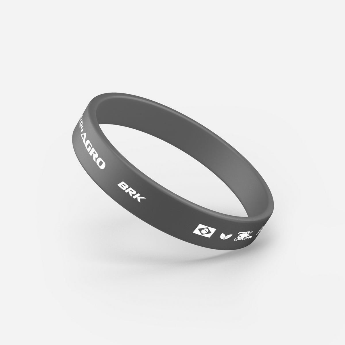 Pulseira de Silicone BRK Eu Sou Do Agro - BRINDE