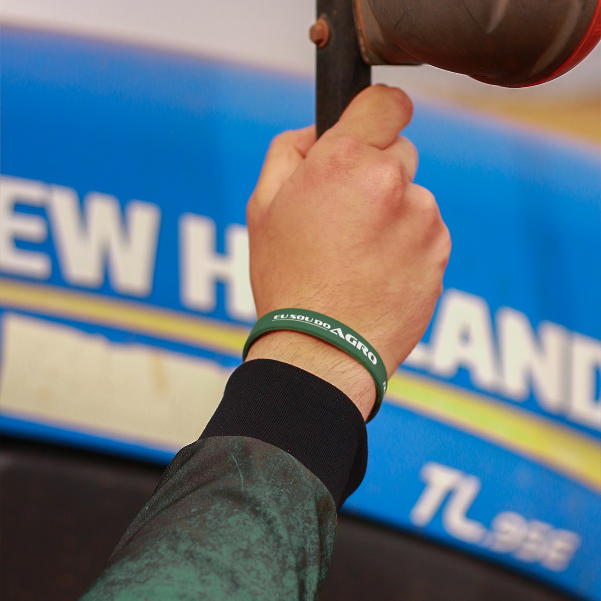 Pulseira de Silicone BRK Eu Sou Do Agro - BRINDE