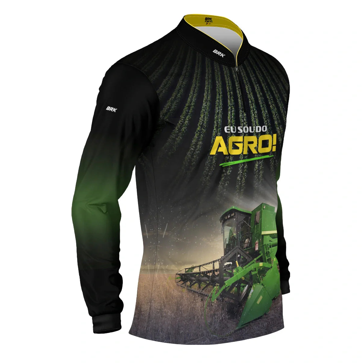 Camisa UV50 Agro Brk Eu sou do Agro Colheitadeira