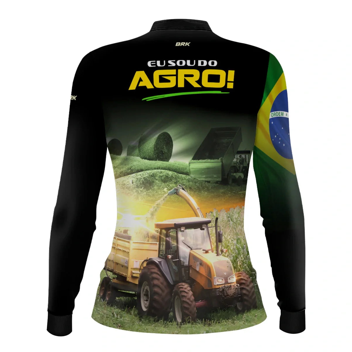 Camisa UV50 Agro Feminina Brk Eu sou do Agro Silagem