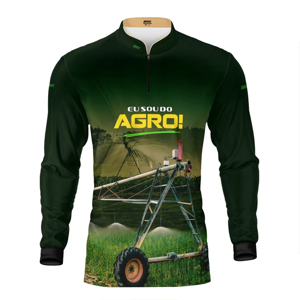 Camisa UV50 Agro Brk Eu Sou do Agro Irrigação no Campo