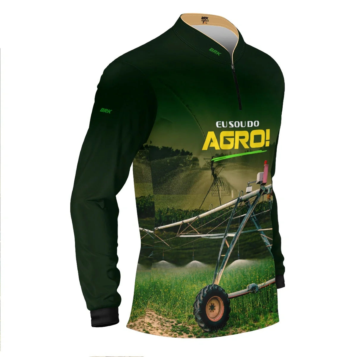 Camisa UV50 Agro Brk Eu Sou do Agro Irrigação no Campo