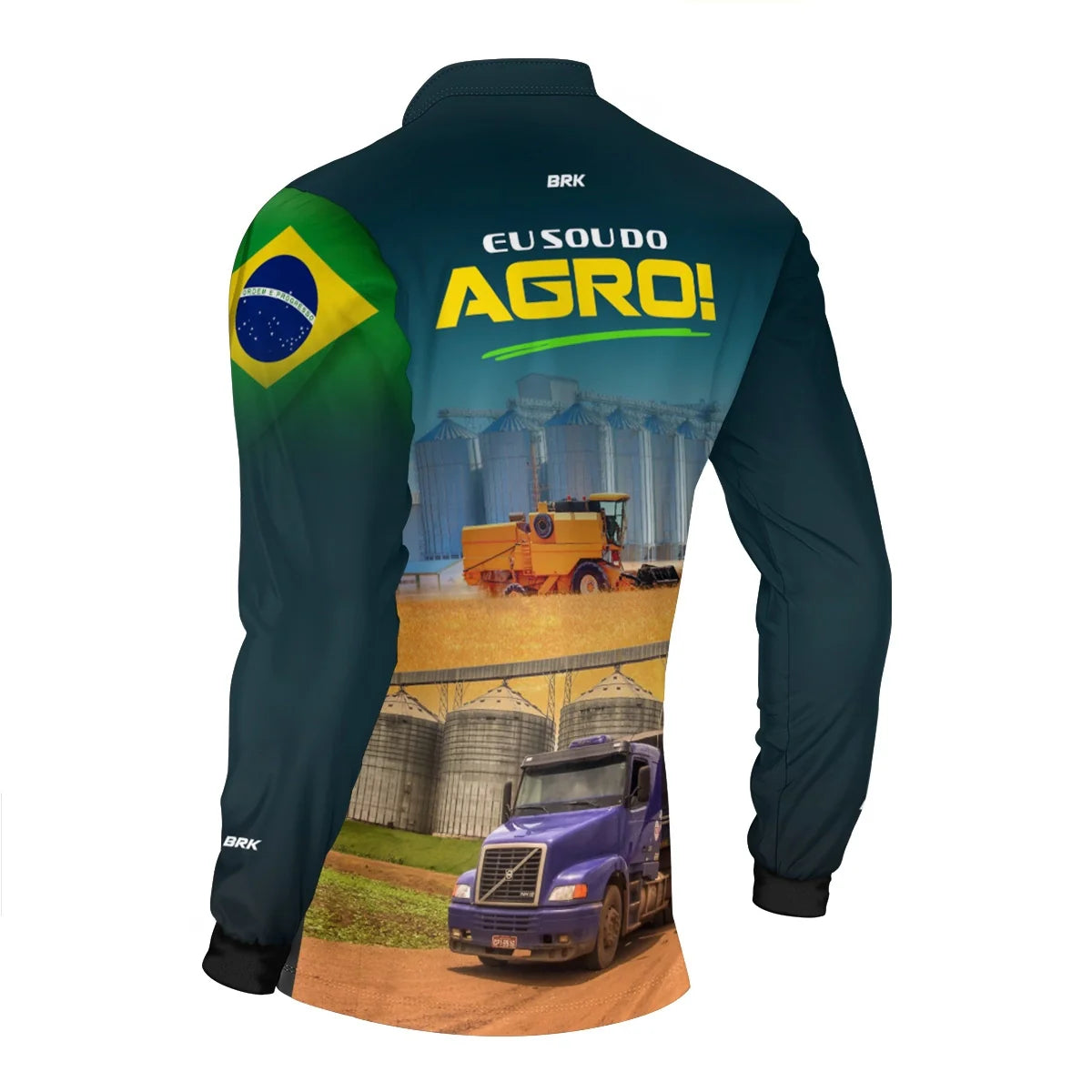 Camisa UV50 Agro Brk Eu Sou do Agro Silo de Grão 2