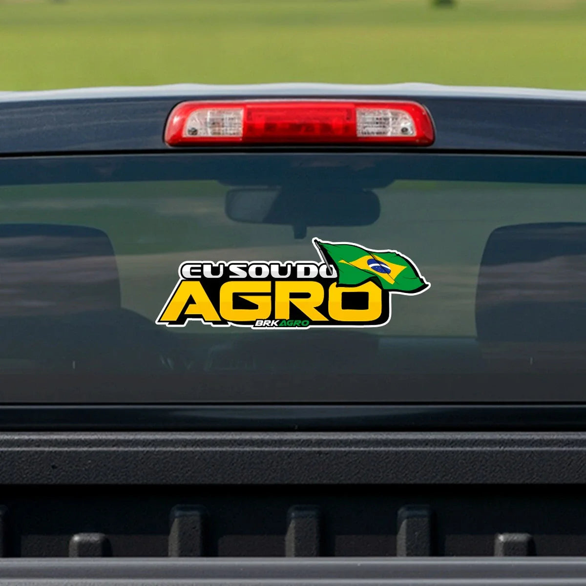 Adesivo Oficial "Eu Sou do AGRO" ( 23 cm )