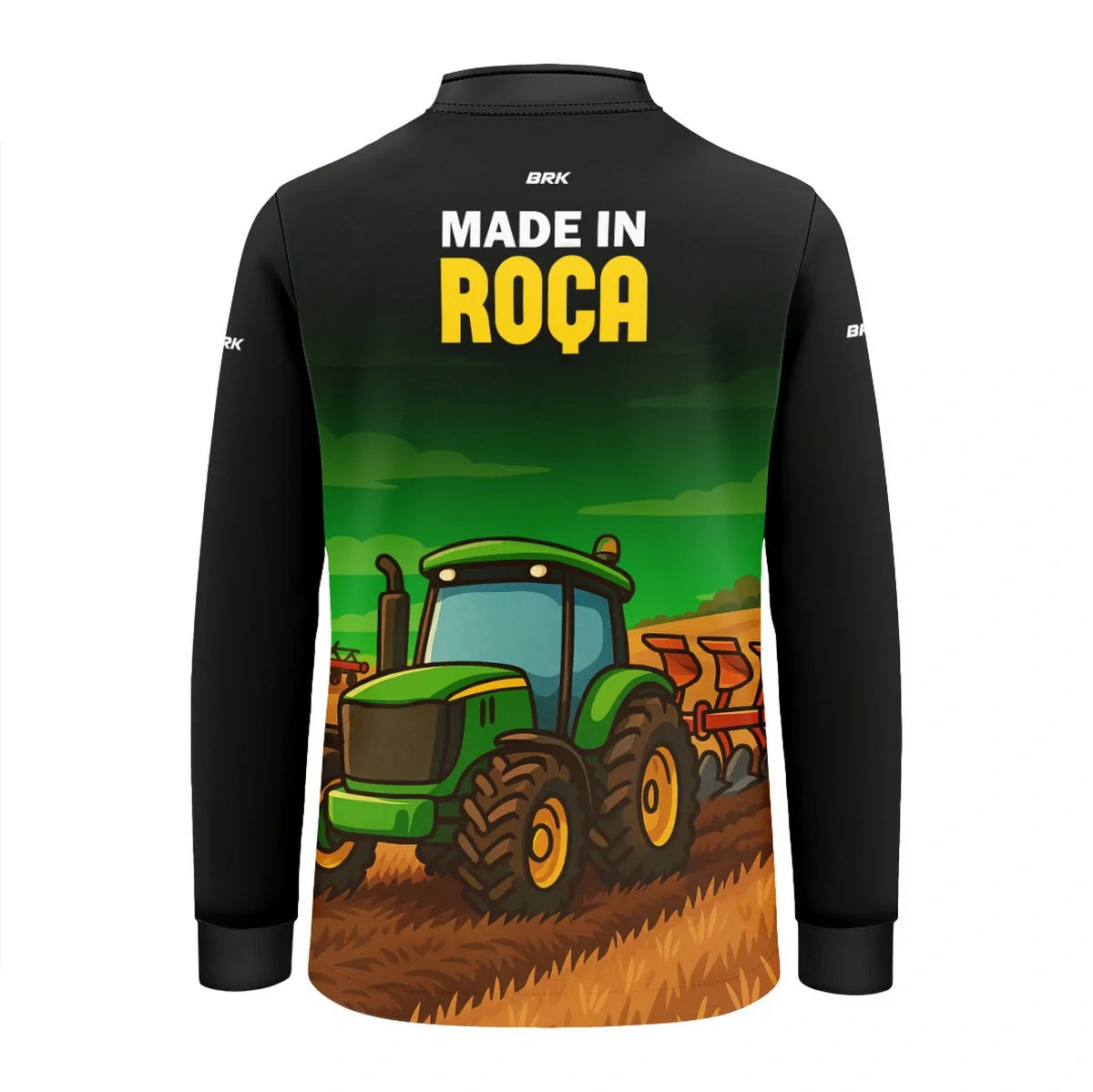 Camisa UV50 Agro Infantil Brk Made in Roça Trator
