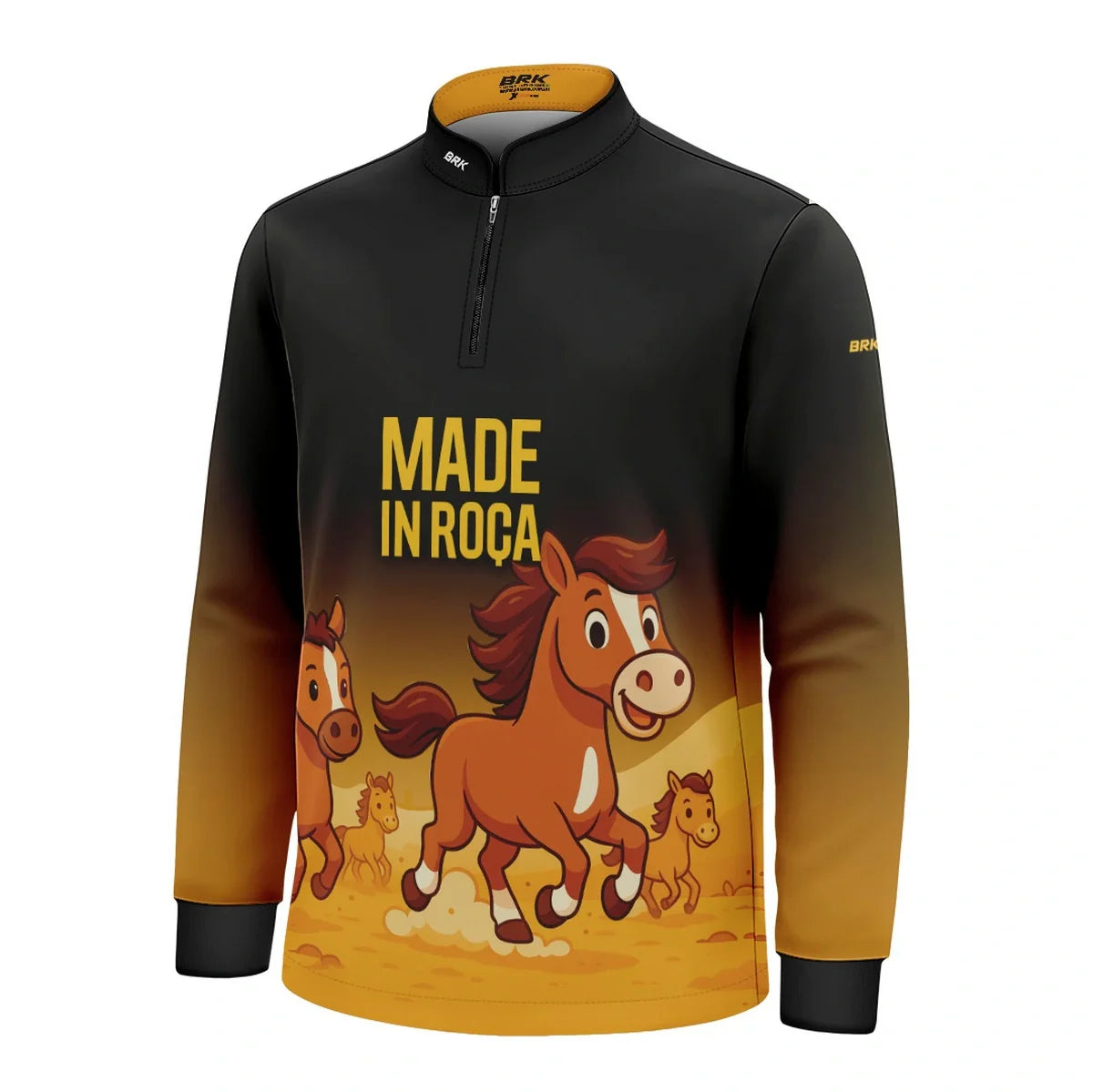 Camisa UV50 Agro Infantil Brk Made in Roça Cavalos