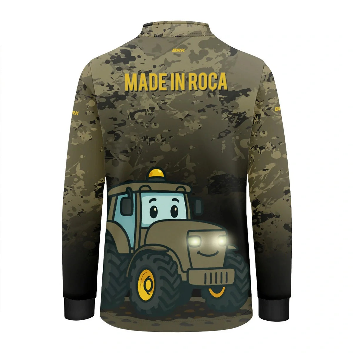 Camisa UV50 Agro Infantil Brk Made in Roça Camuflada