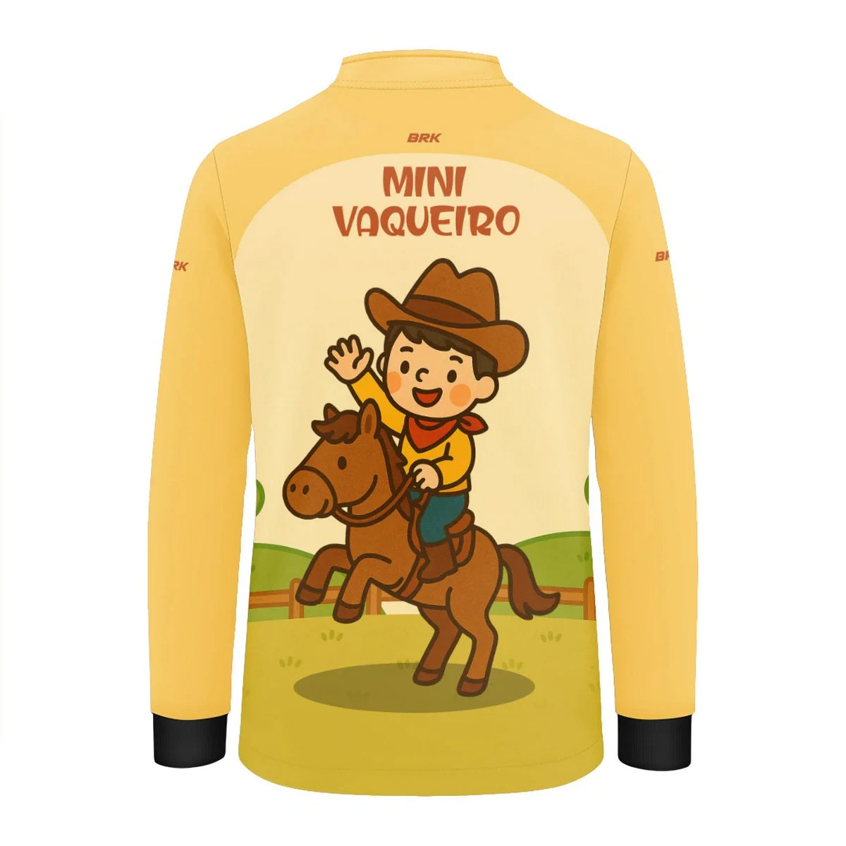 Camisa UV50 Agro Infantil Brk Mini Vaqueiro