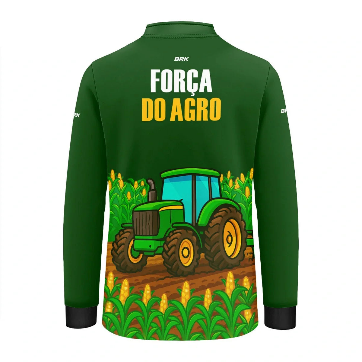 Camisa UV50 Agro Infantil Brk Força do Agro Milho