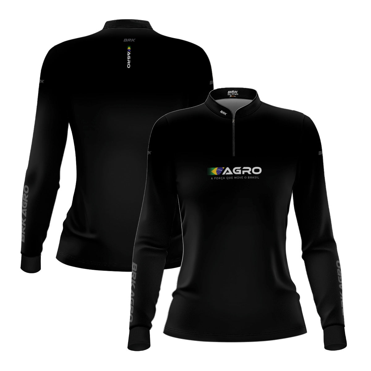 Camisa Agro Feminina Brk O Agro Não Para com Proteção UV50