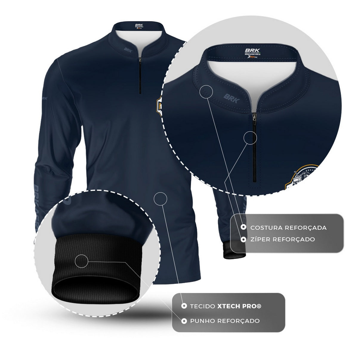 Camisa Agro Brk Agronomia Colhendo Desenvolvimento com Proteção UV50