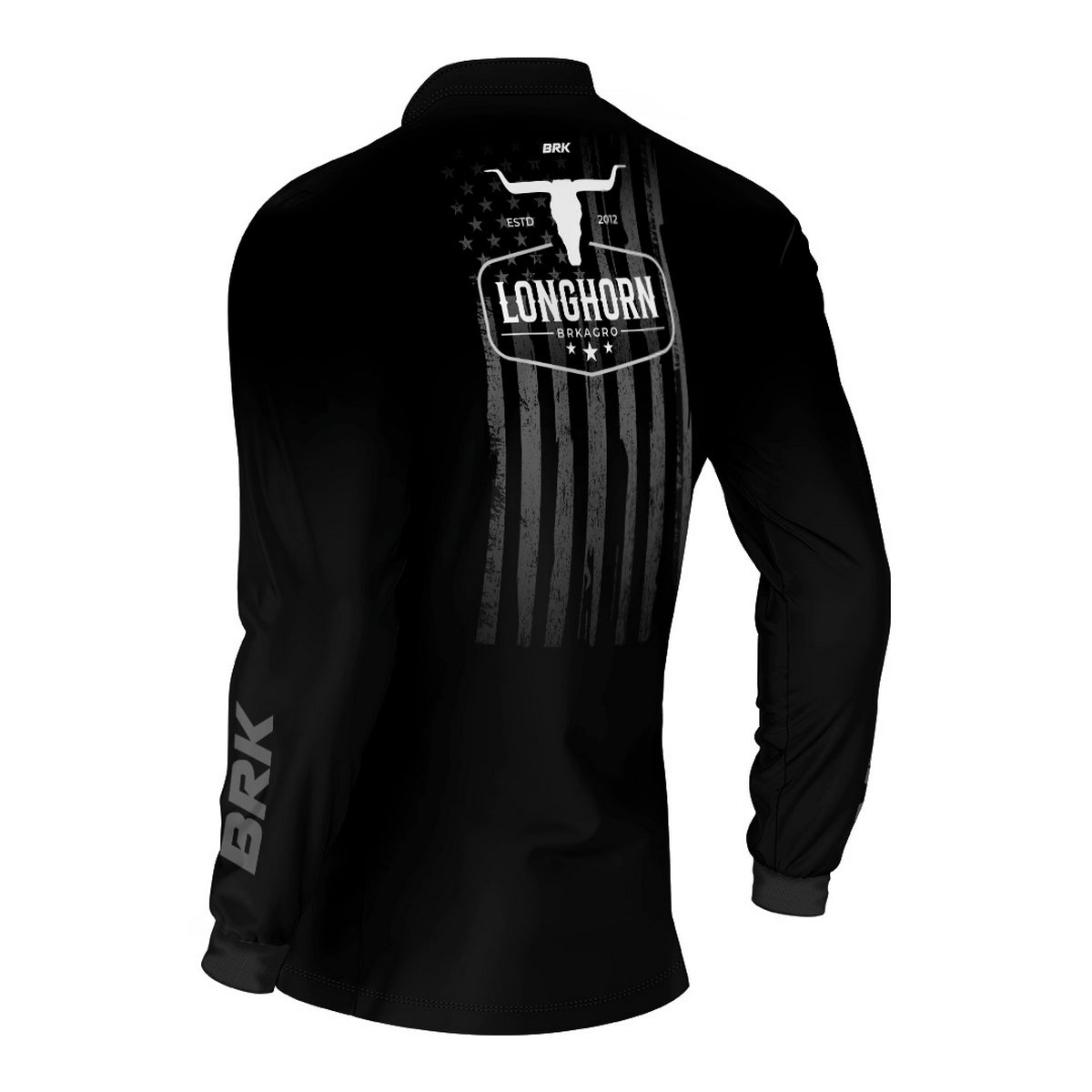 Camisa Agro Brk Long Horn Black com Proteção UV50